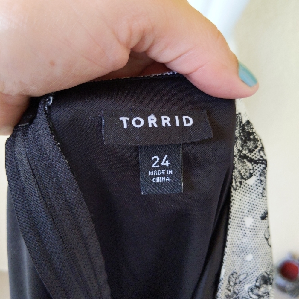 Torrid LACE PRINT SWING DRESS - Picture 5 of 5